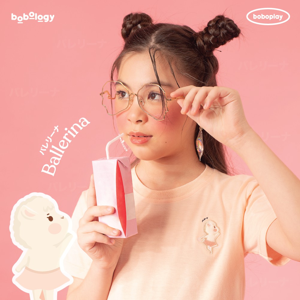 BOBOPLAY Ballerina – BOBOLOGY (Kaos Anak T shirt Baju Anak Baju Main)