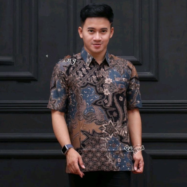 PREMIUM BEST SELLER MODERN Batik Pria Lengan Pendek Bagus Mahal Terbaru