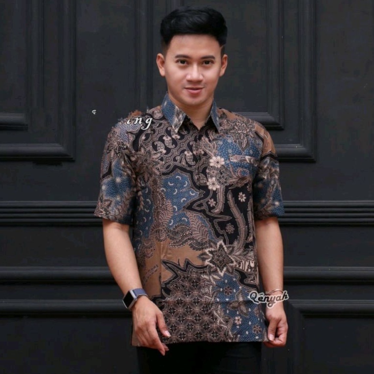 PREMIUM BEST SELLER MODERN Batik Pria Lengan Pendek Bagus Mahal Terbaru