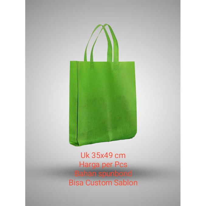 

Tas Press Handle - Spunbond/Laken (Uk 38x45 cm) - Bisa Custom Sablon
