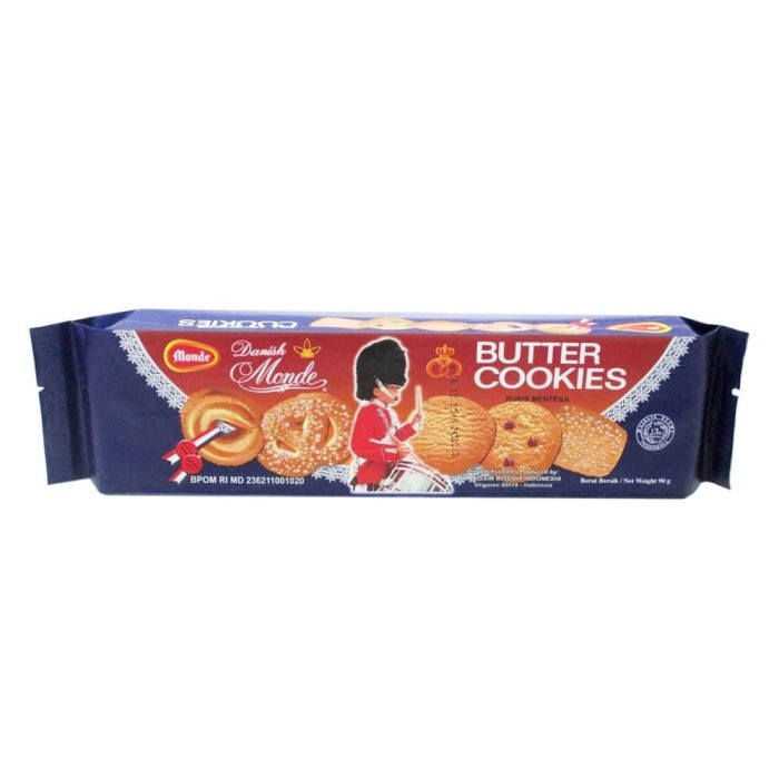 

Monde Butter Cookies 90gr - Biskuit Kukis Mentega