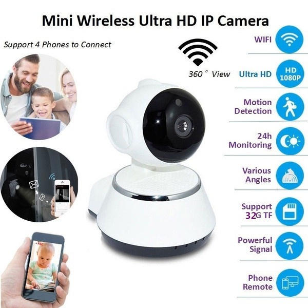 IP CAMERA MINI CCTV WIFI P2P WIRELESS SECURITY HOME INFRARED