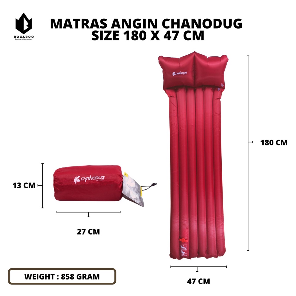Matras Chanodug - Matras Angin Siza 180 x 47 - Chanodug - KASUR ANGIN - sleeping pad - sleepingpad