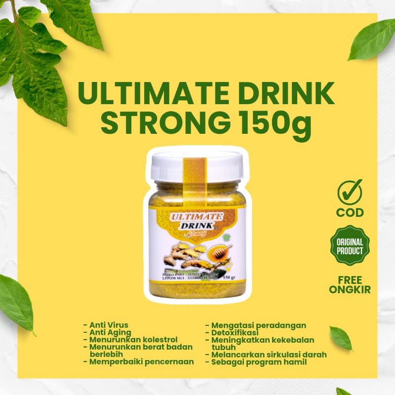 

(COD) ULTIMATE DRINK STRONG 150gr REMPAH HERBAL JSR DETOX TUBUH PRAKTIS SIAP SEDUH TRAVEL FRIENDLY RAMUAN CINTA RAMCIN BY MUTY RAMUAN ARSY JAHE KUNYIT SEREH MADU JERUK NIPIS GULA AREN CHIA SEED ANTIOKSIDAN DETOKSIFIKASI RAMUAN HERBAL JSR ZAIDUL AKBAR