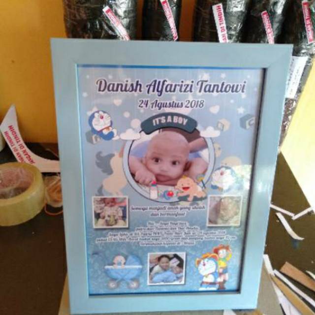 Biodata bayi + frame