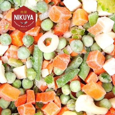 

FROZEN VEGETABLES 500 gram - sayur wortel polong buncis beku