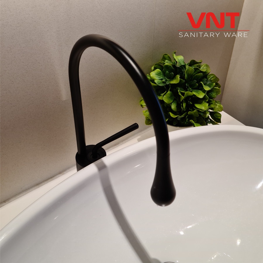 Kran Wastafel Hot Cold Minimalis Black Faucet Keran air minimalis