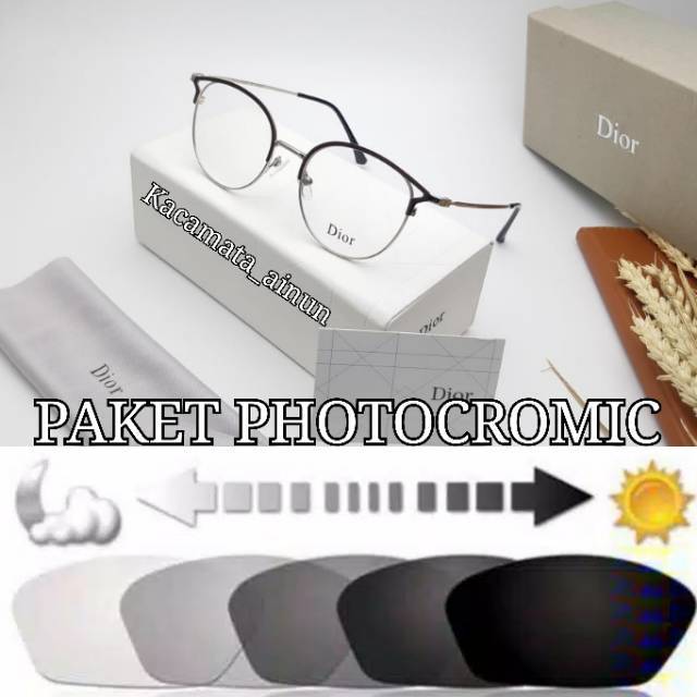 Frame Kacamata minus anti radiasi  Kacamata photocromic  kacamata wanita Termurah