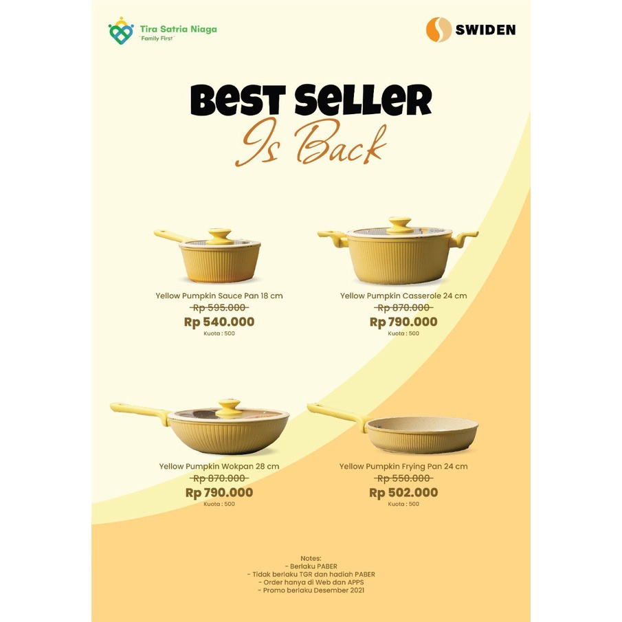 [Perlengkapan Dapur] Swiden Yellow Pumpkin