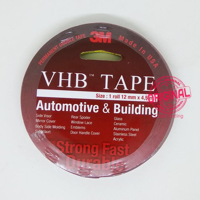 

HOT SALE|BEST SALLER 3M VHB Tape (Double Tape- 12mm x 4,5 m)