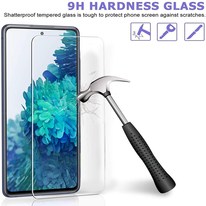 Pelindung Layar Tempered Glass HD 9h Anti Ledakan Untuk Samsung Galaxy S20 FE