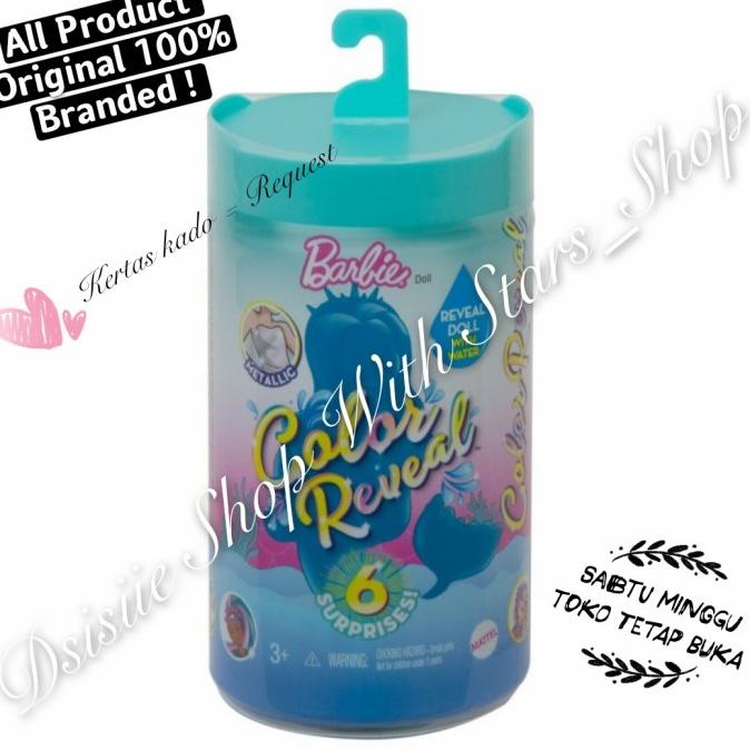 ORDER-KIRIM Barbie Color Reveal Mermaid Original / Boneka Barbie Mermaid