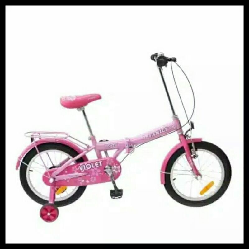 Sepeda Lipat untuk Anak FAMILY 16" inch VIOLET