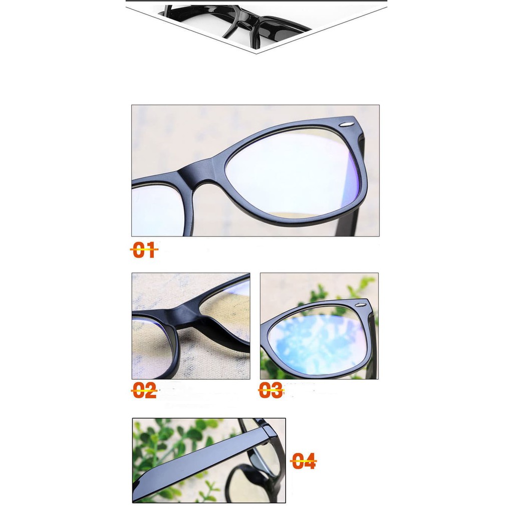 Kacamata Anti Radiasi Blue Light Retro Layar Komputer Smartphone TV
