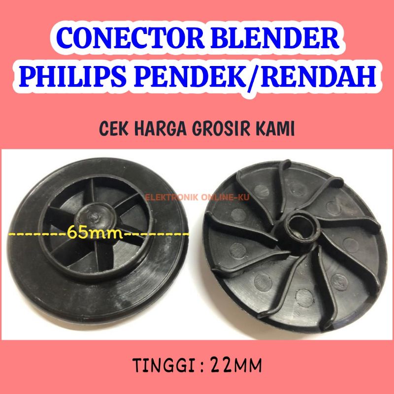 CONECTOR BLENDER PHILIPS PENDEK/ RENDAH