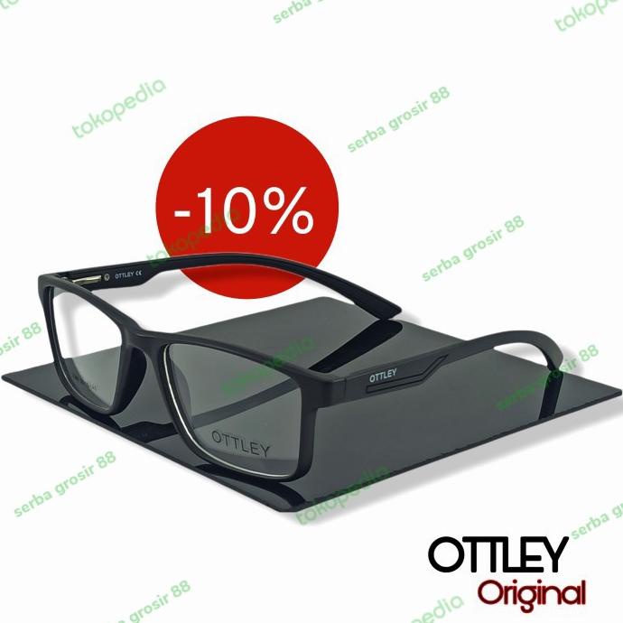 NEW FRAME KACAMATA MINUS PRIA OTTLEY ORIGINAL PAKET LENSA ANTIRADIASI BERKUALITAS