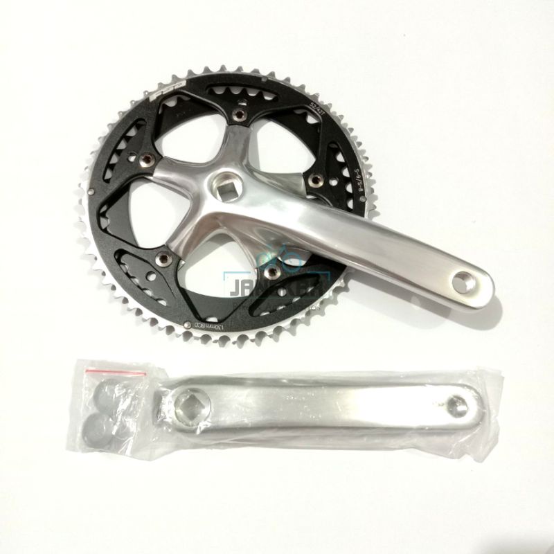 DOUBLE CRANK SET FSA SEPEDA GUNUNG MTB LIPAT MINION 2 SPEED 52 45 T