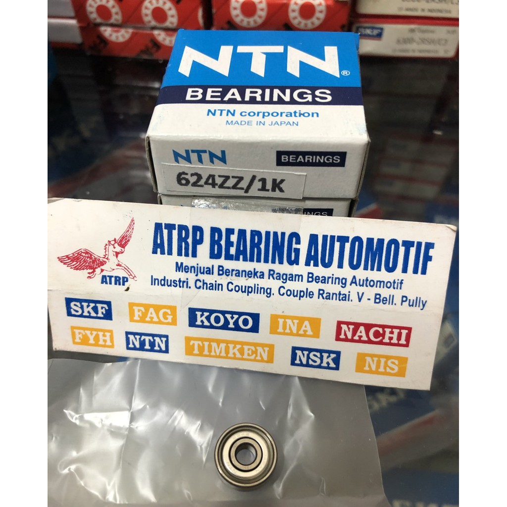 BALL BEARING 624 ZZ NTN JAPAN 4X13X5