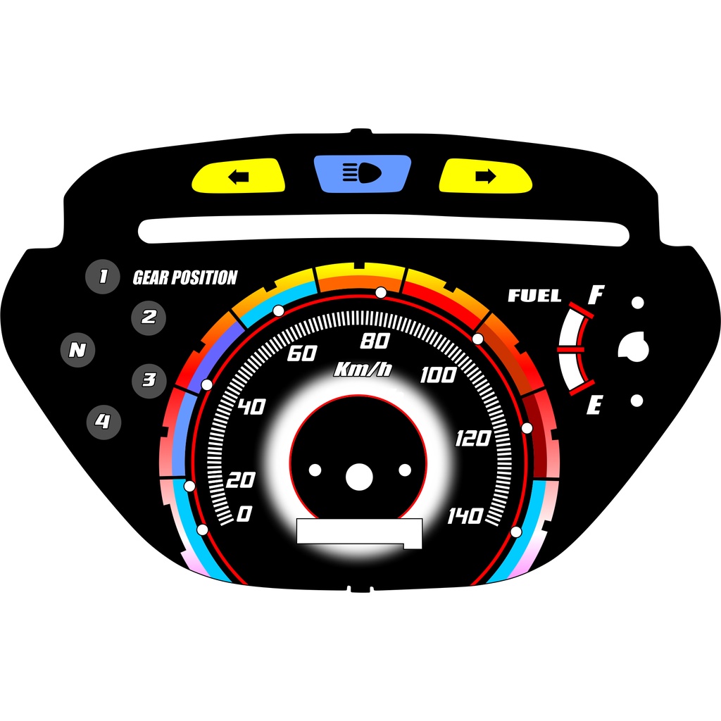 papan speedometer custom supra 100 panel speedo custom supra 100