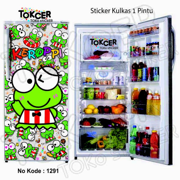 Sticker Kulkas 1 Pintu dan 2 Pintu KEROPPI