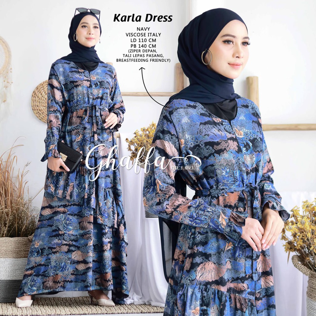 DRESS / GAMIS / KARLA DRESS by GHAFFA THE LABEL