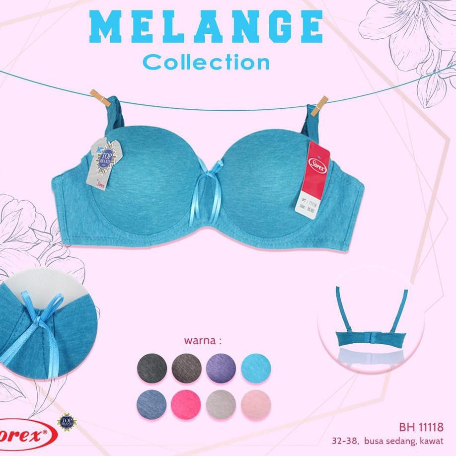 BH SOREX Setengah Cup 11118 | Sorex Bra Half Cup Melange Collections Wanita Dewasa | Sguna