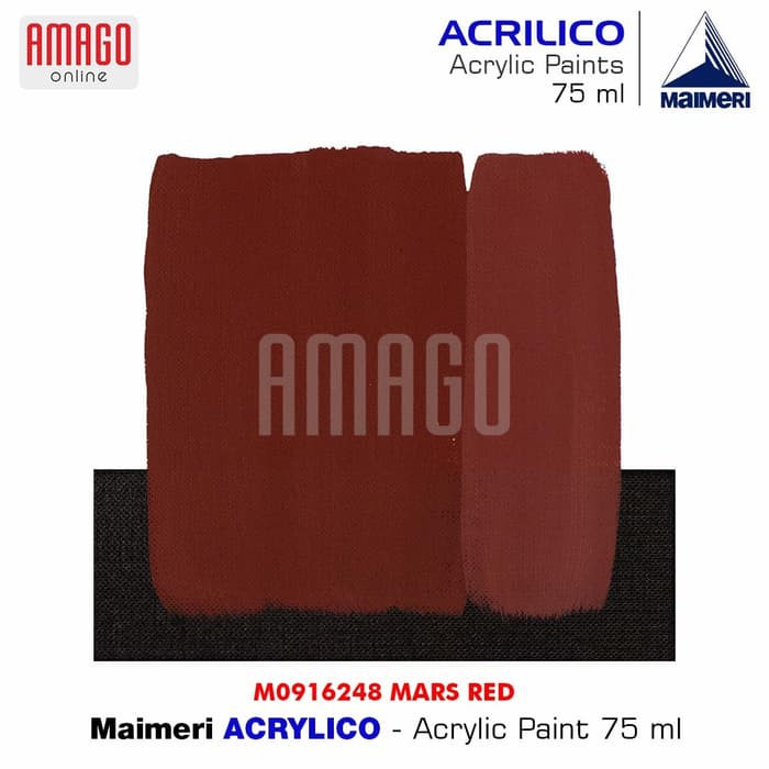 MAIMERI ACRILICO - ACRYLIC PAINT - MARS RED - 75ML - M0916248