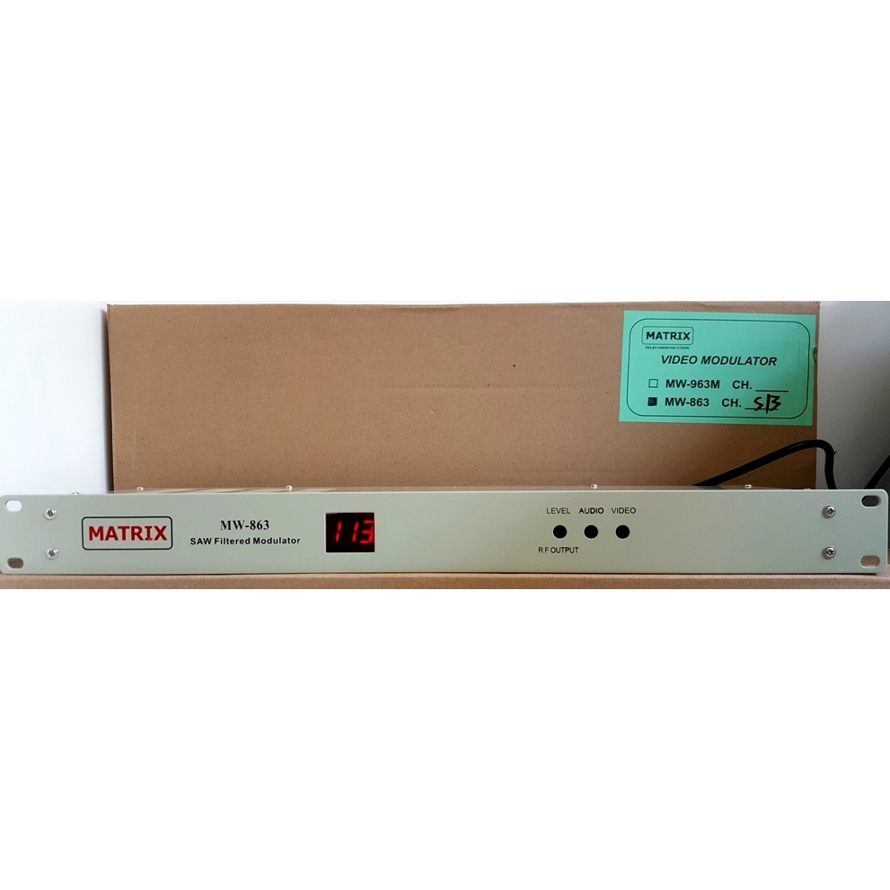 RF Modulator Single Channel WM-863 /963 Analog MATRIX