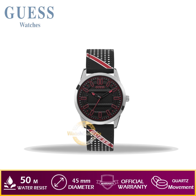 Jam Tangan Pria GUESS W1300G1 - Hitam Original
