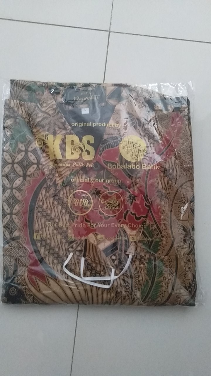 Batik Solo Danurdara Eksklusif Katun Cabut Warna Sragenan Ori Rajasakti Lengan Panjang Full Furing