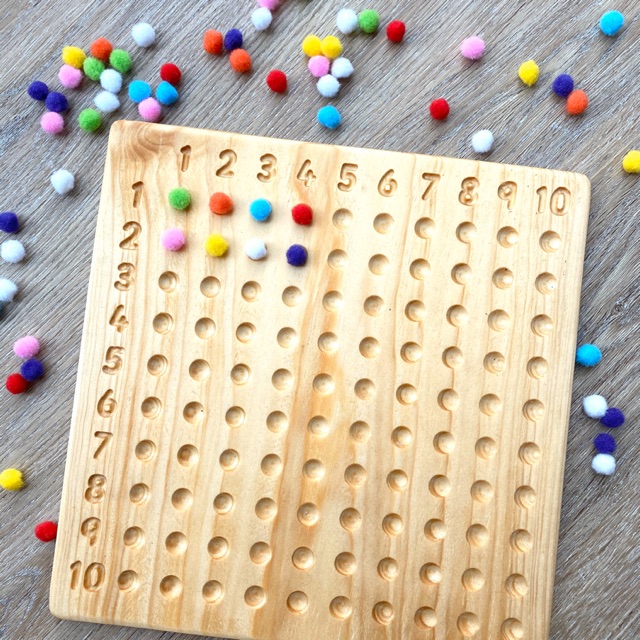 

Multiplication board (montessori papan perkalian)