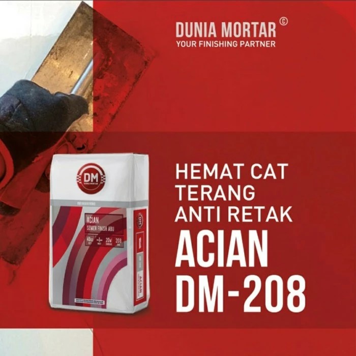 Promo Semen Mortar MU Acian Instant DUNIA MORTAR DM208 40kg