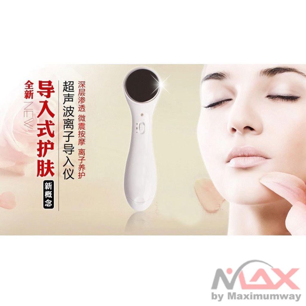 Setrika wajah muka Ultrasonic Ion Cleansing Beauty Import Face Care anti aging penuaan kecantikan / Ultrasonic Ion Face Lift Facial Beauty Device Skin Care Facial Massager Facial Cleansing Instrument Lift Device Massage