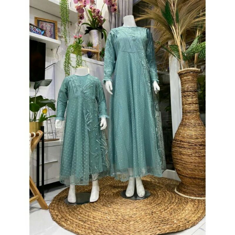 GAMIS BRUKAT COUPLE IBU DAN ANAK