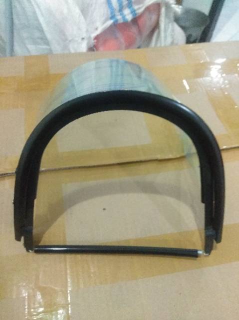 Face shield sambung helm proyek kaca plus bracket blue eagle