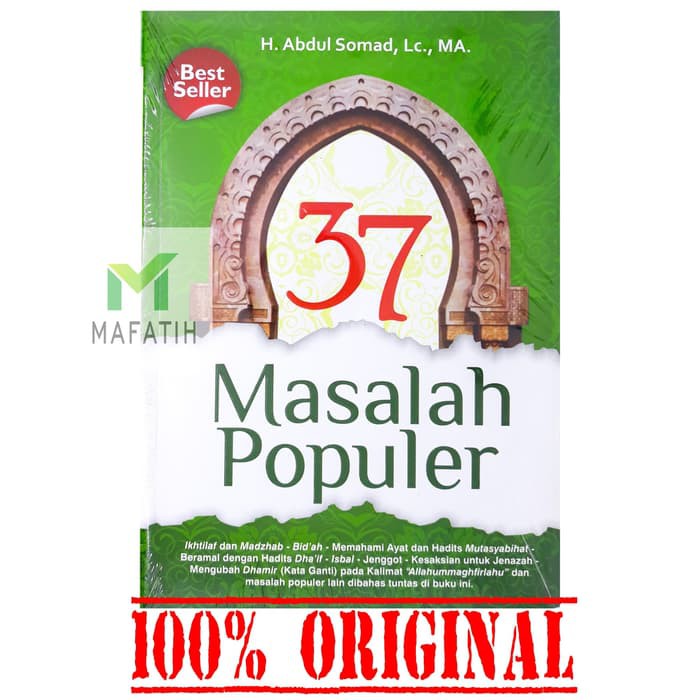 Buku 37 Masalah Populer Ustadz Abdul Somad 100% ORIGINAL BKIL_292