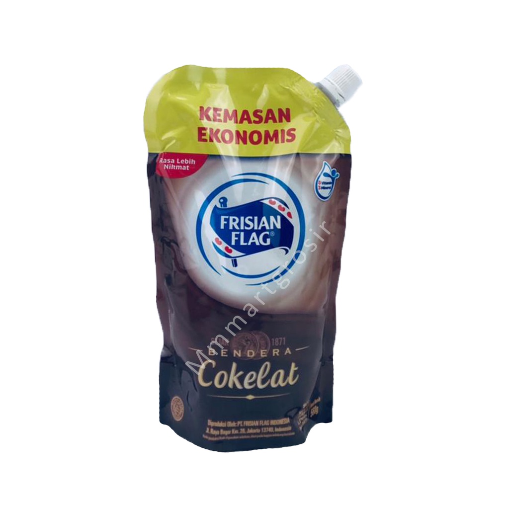 Frisian Flag / susu kental manis / kemasan ekonomis / cokelat / 545g