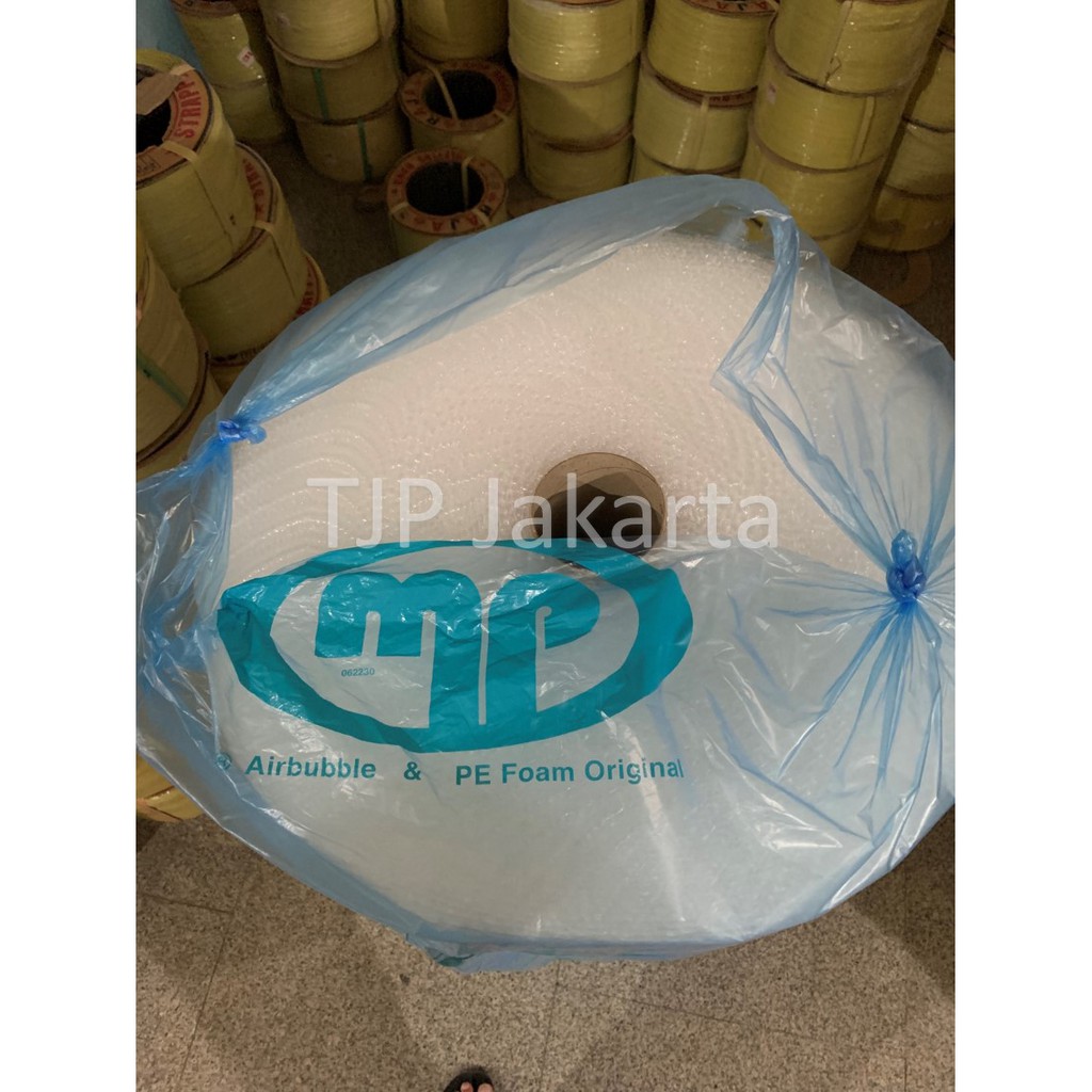 

HJK Bubble Wrap Mulia Pack 125 cm x 50 m bungkus biru
