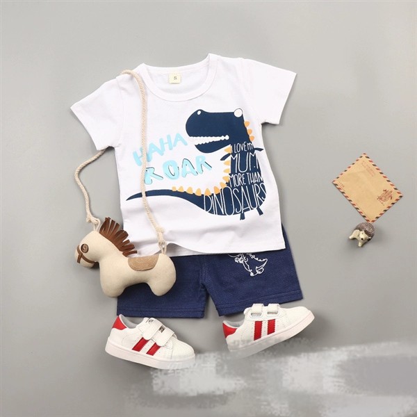 IMPORTED baju anak laki laki (Hahadino) BAJU ANAK dinosaurus baby boy 1-4thn MB