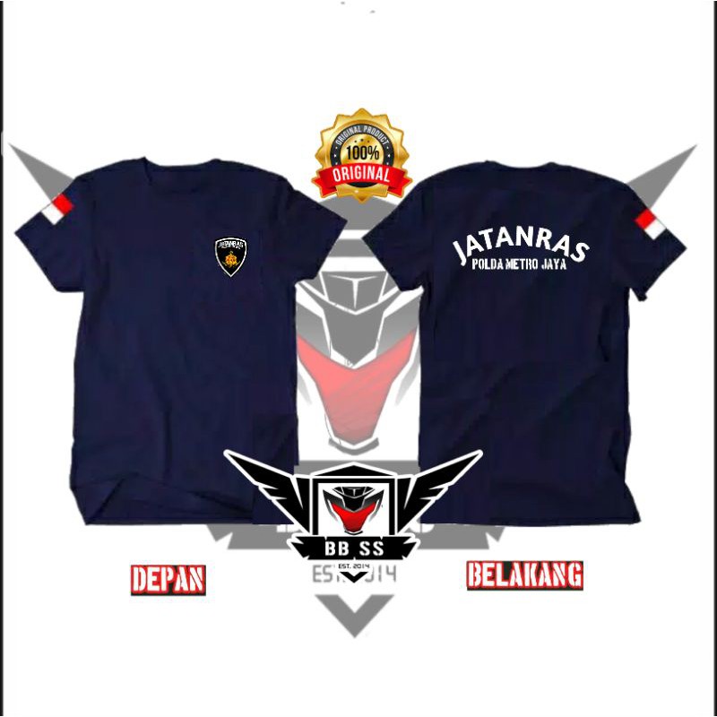 Tshrit Baju Kaos Polisi Jatanras Polda Metro Jaya Kaos Jatanras