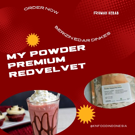 

Powder minuman Red Velvet Premium