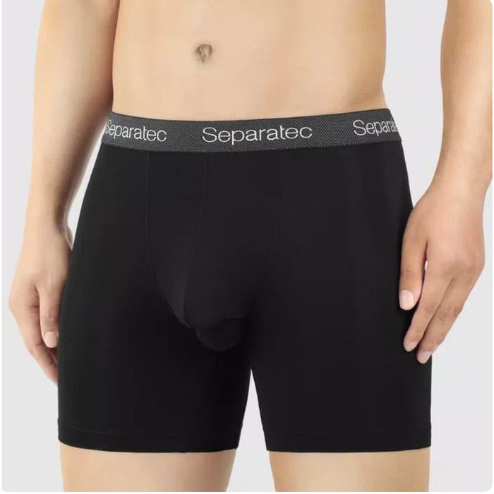 SEPARATEC Boxer PAKET 6 PCS CELANA DALAM PREMIUM - S Hitam