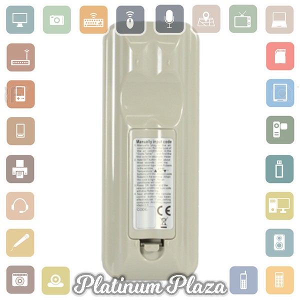 CHUNGHOP Universal AC Remote Controller with Flashlight - K-1028E - White`5Z4AO8-