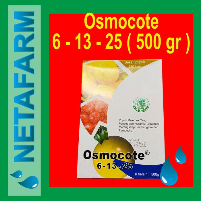 OSMOCOTE 6 - 13 - 25 500gr ( Pupuk Slow Release ) Bunga dan Buah