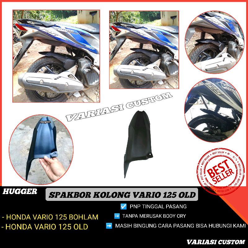 Huger Spakbor Sepakbor kolong Vario 125 Old