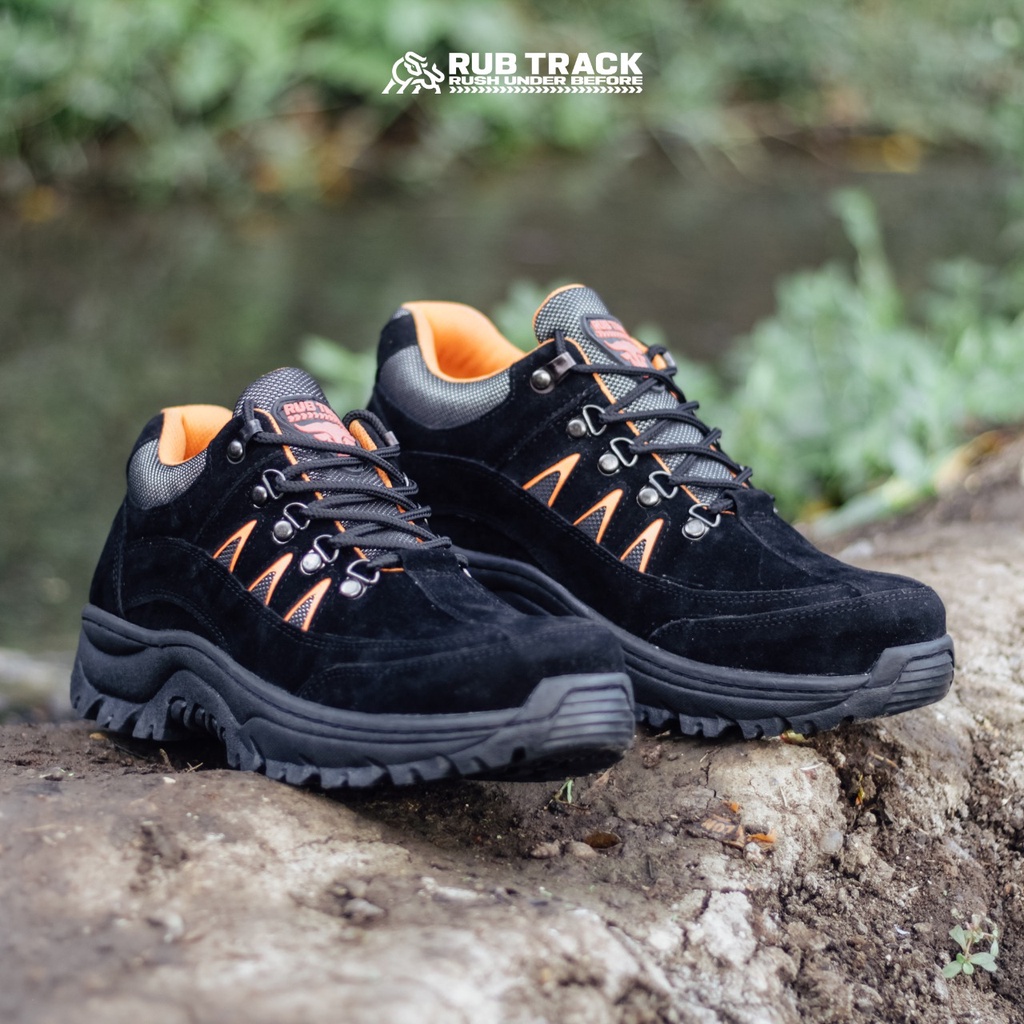 RUBTRACK STEGO SUEDE SEPATU SAFETY RUBICON STEGO SEPATU BOOTS PRIA SAFETY UJUNG BESI TRACKING PROYEK KERJA TOURING SEPATU GUNUNG RUB TRACK