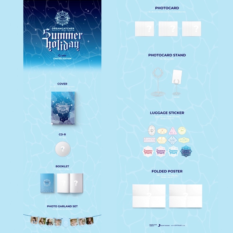 [READY STOCK] DREAMCATCHER - Summer Holiday Normal &amp; Limited Edition SEALED + POB (Normal ver.)