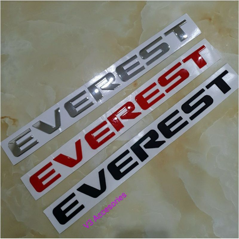 Emblem Kap Mesin EVEREST