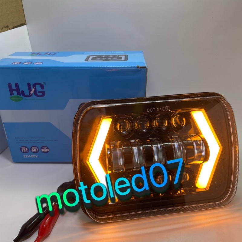 Lampu Depan Kotak LED 7x5  Inch Katana Taft Feroza L300 Jeep Ori Import