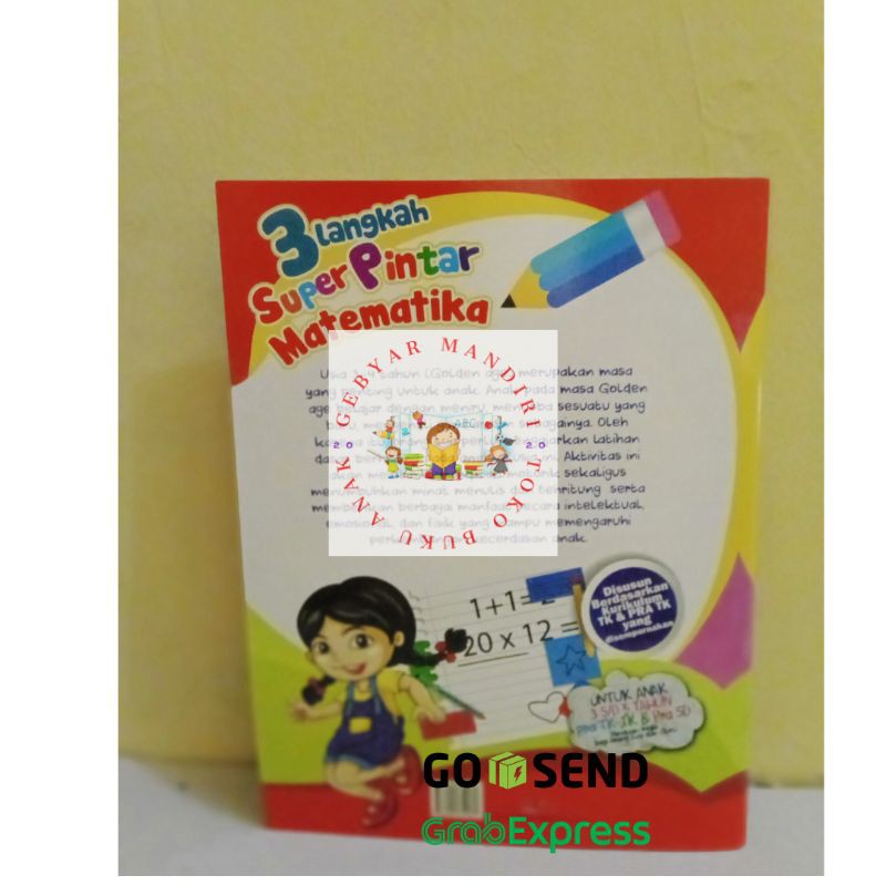 Buku Anak 3 Langkah Super Pintar Matematika untuk PAUD TK dan Pra SD-4